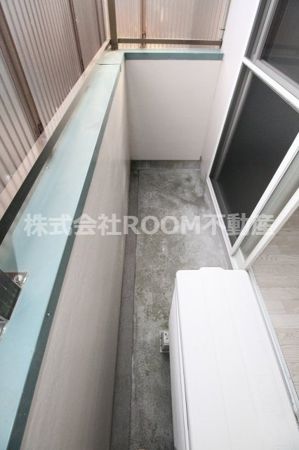 メイプルコート広原のバルコニー|外からの目が気にならないバルコニーで洗濯物が干せます