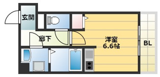 【間取り】 | サンロール難波南