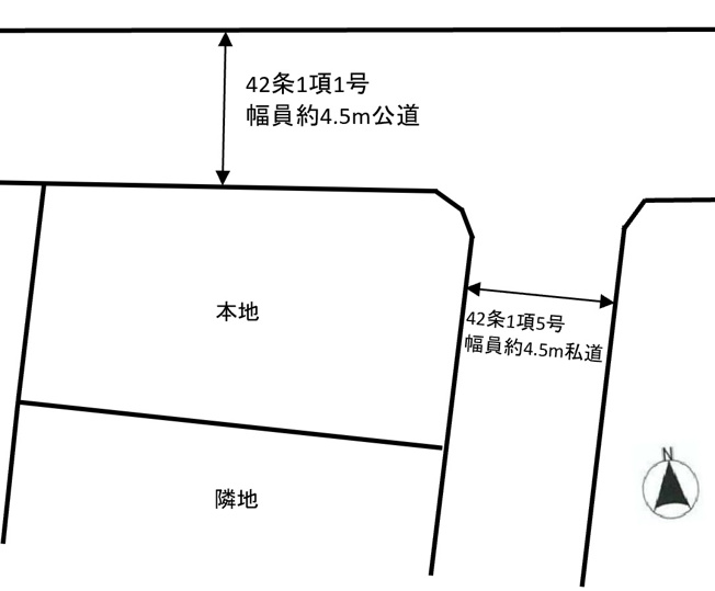 【区画図】 | ◇◆秦野市千村1丁目 売地◆◇ | 建築設計しやすい整形地！建物解体後更地渡しです！