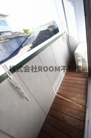 ラパン郡元のバルコニー|落ち着いた時間を過ごせるバルコニーです