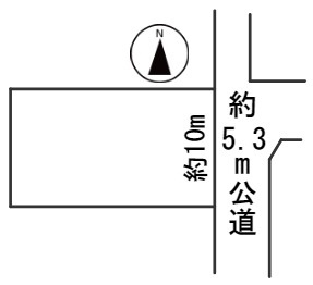 ５５９７９　羽島市正木町新井土地の区画図