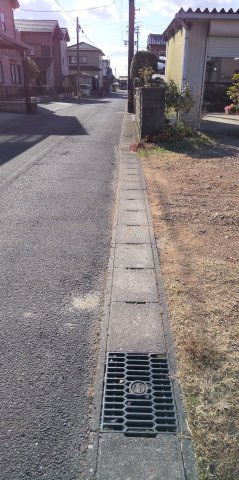 ５５９７９　羽島市正木町新井土地の前面道路含む現地写真
