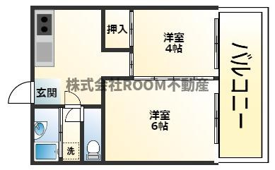 コーポ千恵の間取り