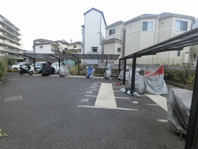 【その他共用部分】 | ライオンズマンション港南 | バイク置場です。