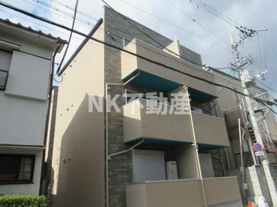 【外観】 | リヴェールコート（八戸ノ里賃貸） | 外観もきれいです