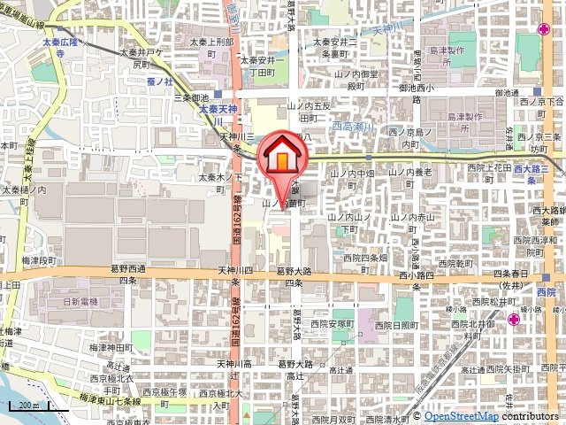 ASフラッティ葛野の地図