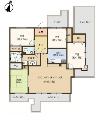 ◆ルーフバルコニー有◆ライオンズマンション豊中夕日丘♪の画像
