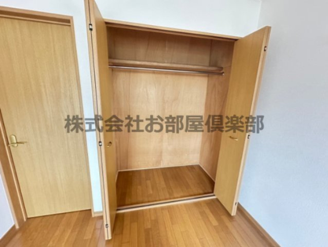 スカイハイツの収納|専用の収納スペースです