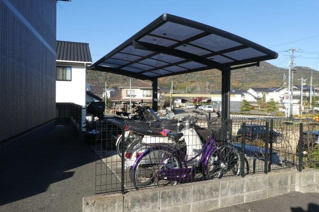 小田郡矢掛町矢掛のアパートのその他共用部分|自転車置き場