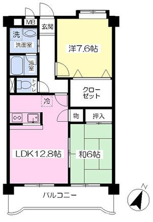 エスペランサフルール【キャッシュバック対象物件】の間取り