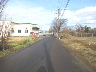 【前面道路含む現地写真】 | 能代市浅内堤下・売地