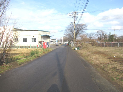 【前面道路含む現地写真】 | 能代市浅内堤下・売地