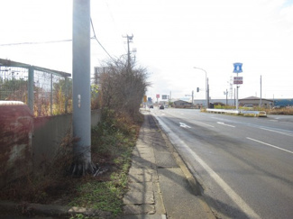 【前面道路含む現地写真】 | 能代市浅内堤下・売地