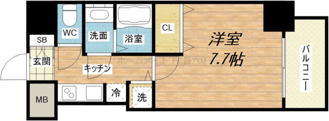 【間取り】 | S-RESIDENCE緑橋駅前