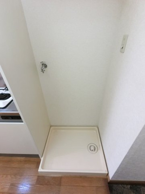 【設備】 | ファミーユのぞみ | 室内洗濯機置場です