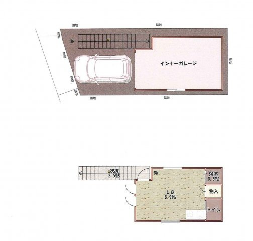 【間取り】 | 口田中Ⅲ　カサネ