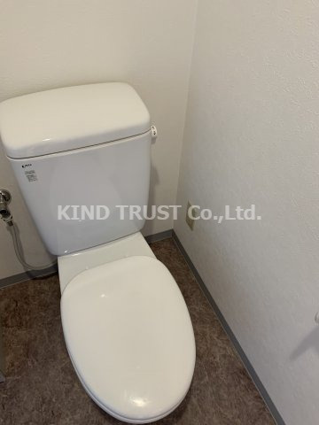 ラ・メゾンさくらⅡのトイレ|シンプルで使いやすいトイレです