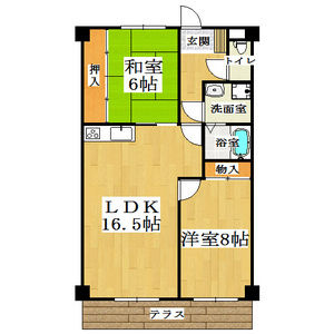 【間取り】 | パレーシャル21
