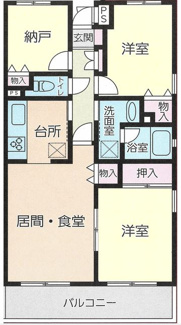 【間取り】 | ソシア勝見田