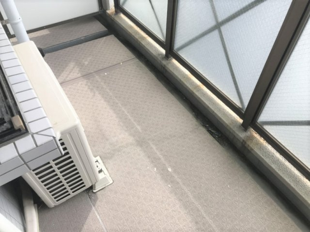 朝日プラザ久留米Ⅱのバルコニー|落ち着いた時間を過ごせるバルコニーです