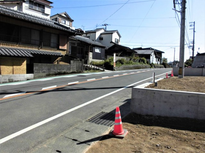 【前面道路含む現地写真】 | 高知市鳥越分譲地B号地
