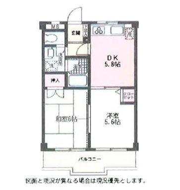 ともえハイツCの間取り