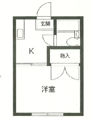 ハイツ白樺Ⅱの間取り