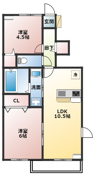 ルミナーレの間取り|ALSOKホームセキュリティ付のお部屋です