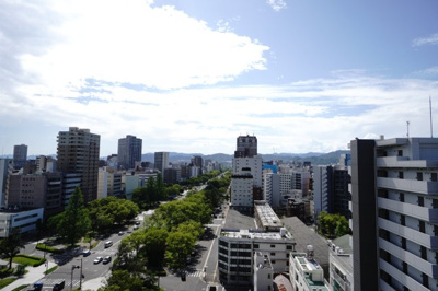 【展望】 | 【ラグジュアリーリノベ】ダイアパレス鶴見橋 | 現地（2025年6月17日14：00頃）撮影