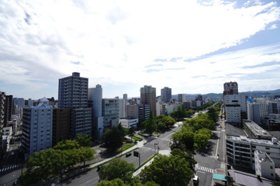 【展望】 | 【ラグジュアリーリノベ】ダイアパレス鶴見橋 | 現地（2025年6月17日14：00頃）撮影