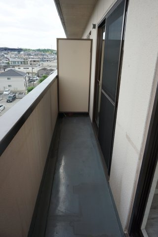 和泉市箕形町４丁目の賃貸マンションのバルコニー|陽当たり良好なバルコニーです