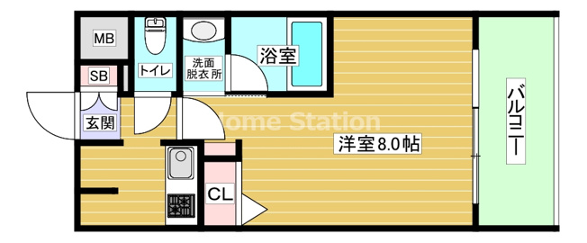 【間取り】 | ゲートコート大阪福島