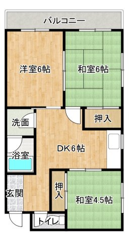 【間取り】 | 日高マンションⅡ