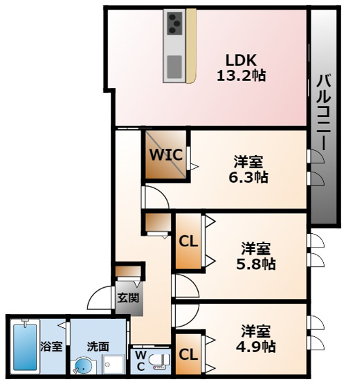 【間取り】 | プレシャス小松