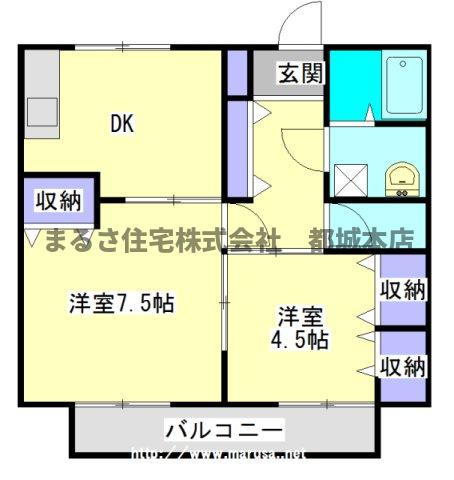 S・Tハイツの間取り