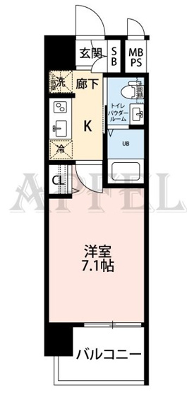 【間取り】 | エグゼ天神橋