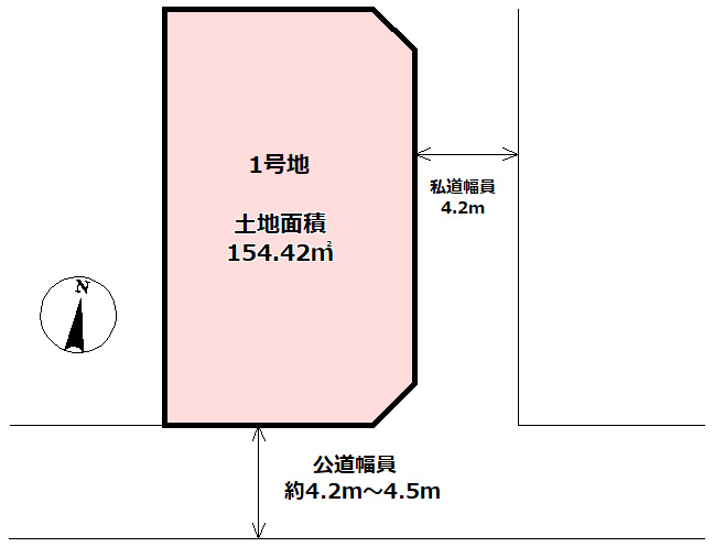 三田市屋敷町　土地