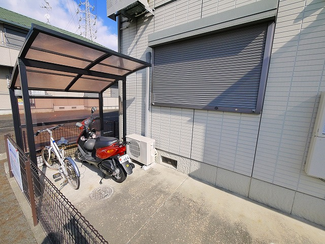 アネックスグリーンガーデンのその他共用部分|自転車置き場が設置されてます