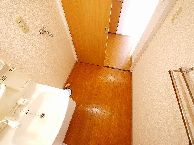 アネックスグリーンガーデンの洗面所|スペースが確保できる洗面所です