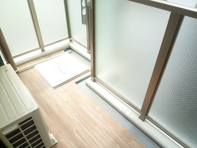 フェールヴィル阿波座のバルコニー