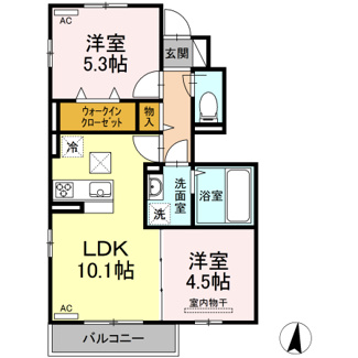 【間取り】 | レジデンス　けやき