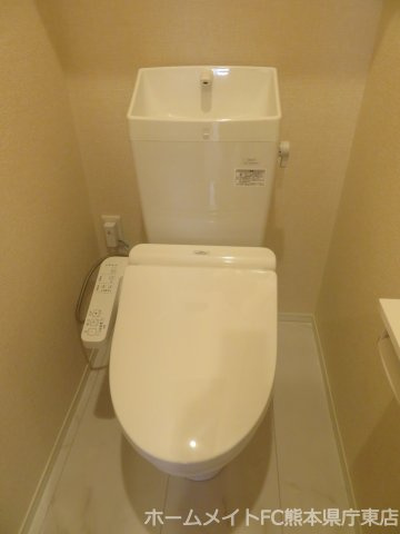 熊本市中央区内坪井町のアパートのトイレ