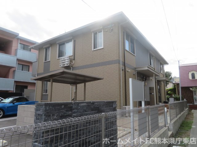 熊本市中央区内坪井町のアパートの外観