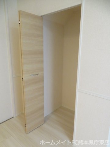 熊本市中央区内坪井町のアパートの収納