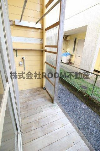 田中コーポのバルコニー|落ち着いた時間を過ごせるバルコニーです