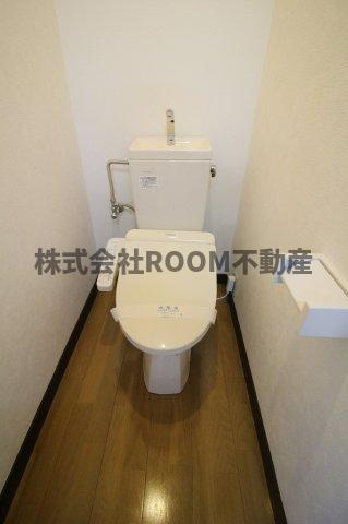 田中コーポのトイレ|清潔感のあるトイレです
