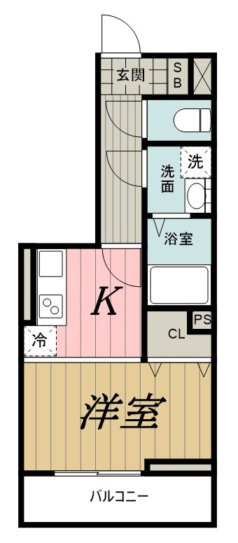 Klein Kirsche（クラインキルシェ）の間取り