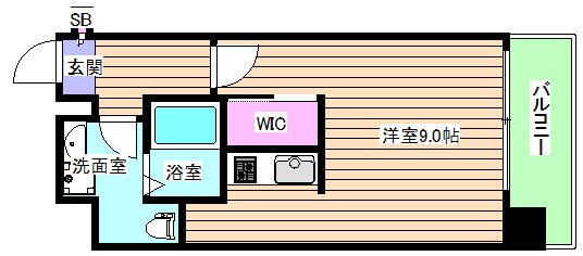 【間取り】 | パークヒルズ弁天町Reve