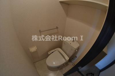 【トイレ】 | キャナル天満橋 | 落ち着いた色調のトイレです