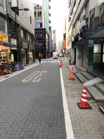 中央区銀座８丁目の事務所の周辺